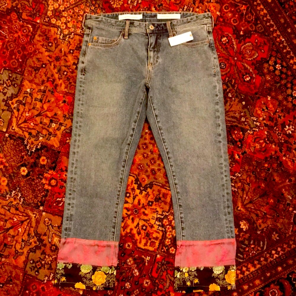 Anthropologie Slim Boyfriend Jeans
